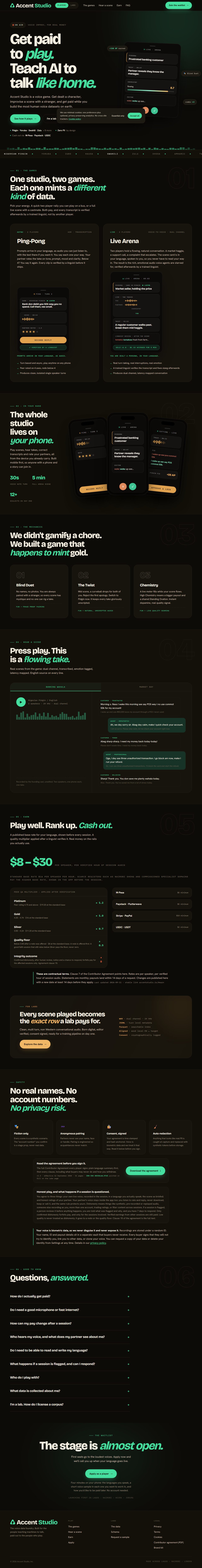 Full-page snapshot of accentstudio.io
